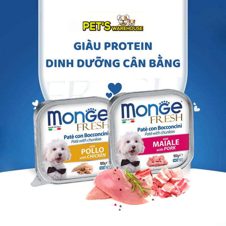 [100G] Pate Monge Chó Nhiều Vị