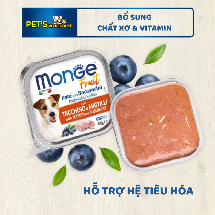 [100G] Pate Monge Chó Nhiều Vị