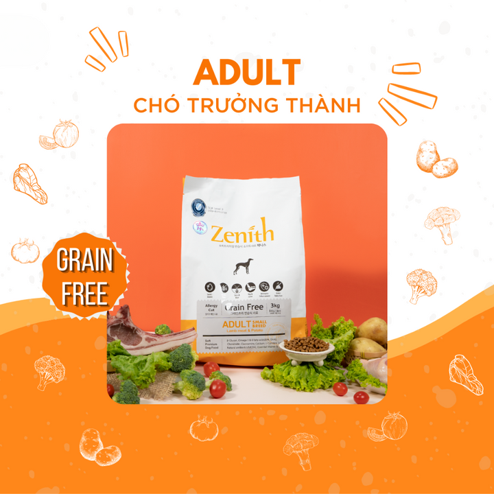 [1.2KG - 3KG] Hạt Mềm Zenith Chó Mọi Lứa Tuổi