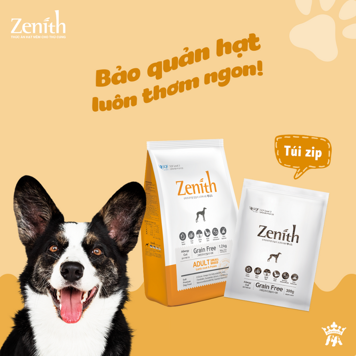 [1.2KG - 3KG] Hạt Mềm Zenith Chó Mọi Lứa Tuổi