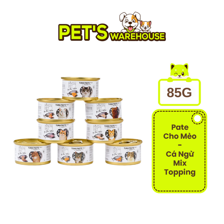 Pate King's Pet Bảo Anh Mèo Mọi Lứa Tuổi Lon 80G