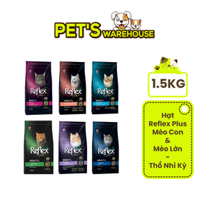 [1.5KG] Hạt Reflex Plus Thổ Nhĩ Kỳ Mèo Mọi Lứa Tuổi