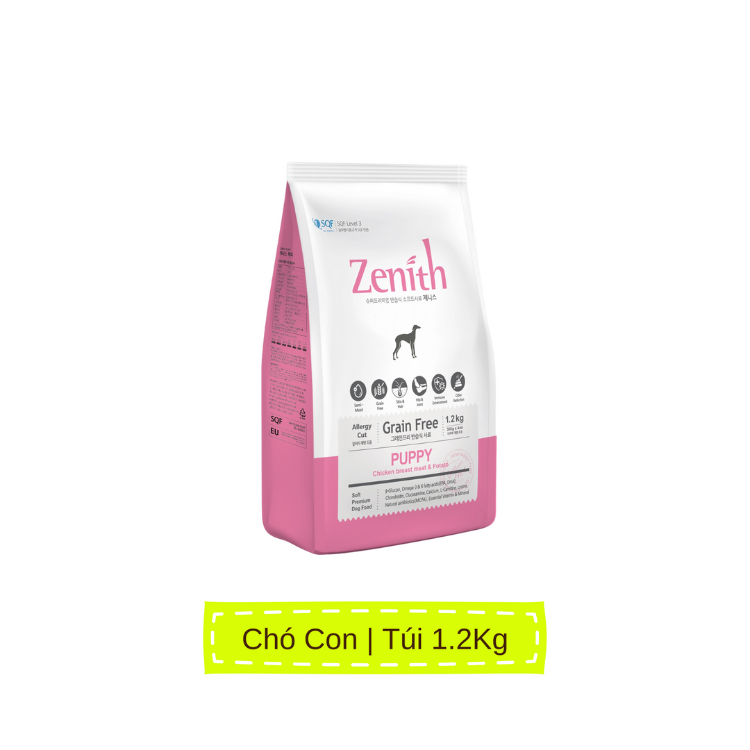 [1.2KG - 3KG] Hạt Mềm Zenith Chó Mọi Lứa Tuổi